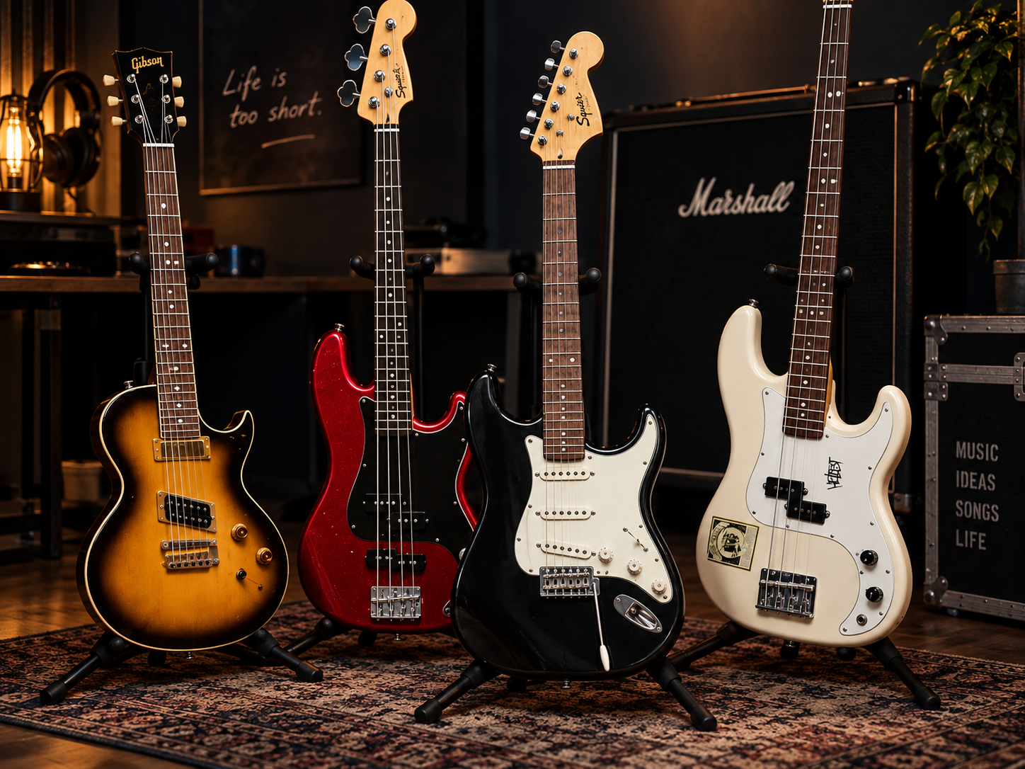 Guitares et basses