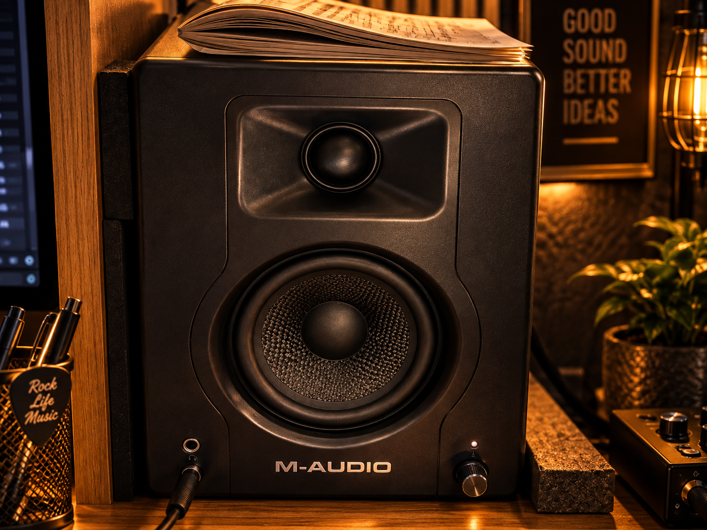 Enceintes de monitoring M-Audio