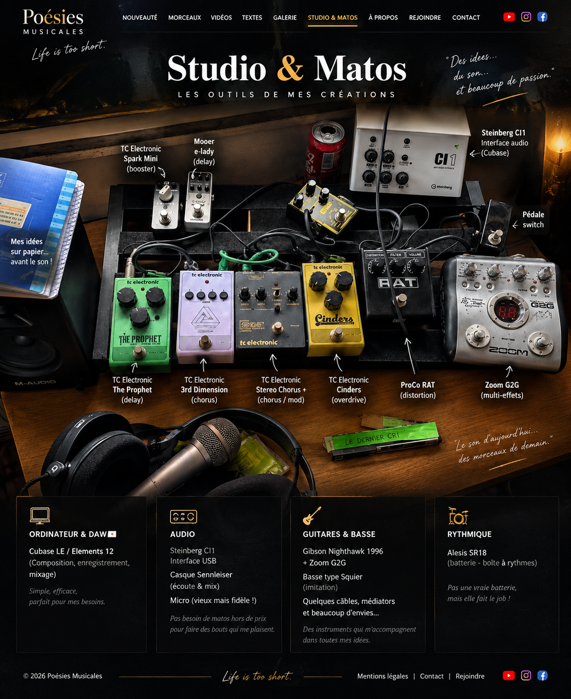 Pédales et multi-effets guitare
