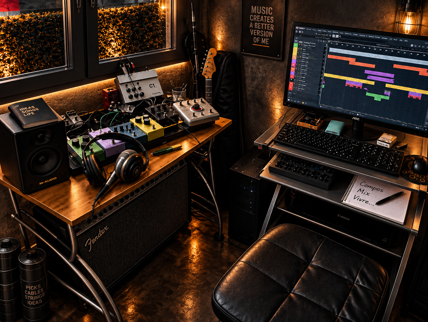 Studio d'enregistrement Poésies Musicales